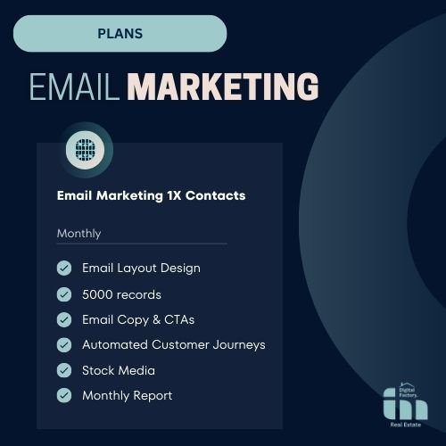 Email Marketing 1X contacts Monthly